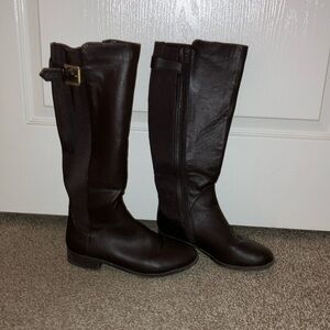 Bass brown rider boots size 7